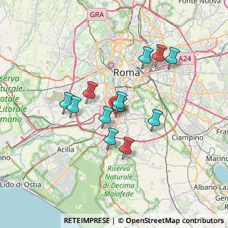 Mappa Viale Egeo, 00144 Roma RM, Italia (6.14167)