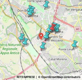 Mappa Via Enzo Benedetto, 00178 Roma RM, Italia (1.81133)