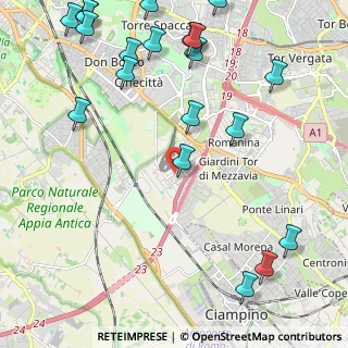 Mappa Via Luigi di Sarro, 00173 Roma RM, Italia (3.177)
