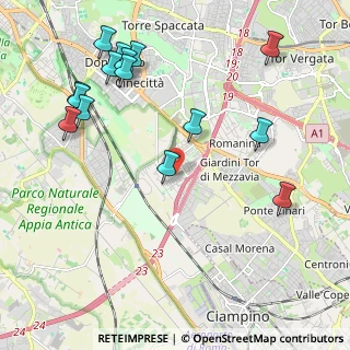 Mappa Via Luigi di Sarro, 00173 Roma RM, Italia (2.65067)