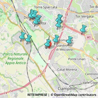 Mappa Via Luigi di Sarro, 00173 Roma RM, Italia (2.29071)