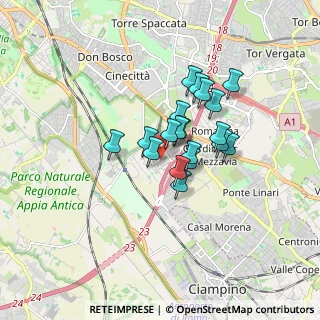 Mappa Via Enzo Benedetto, 00178 Roma RM, Italia (1.22842)
