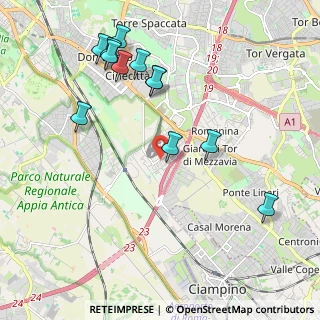 Mappa Via Enzo Benedetto, 00178 Roma RM, Italia (2.36667)