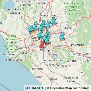Mappa Via Enzo Benedetto, 00178 Roma RM, Italia (9.74417)