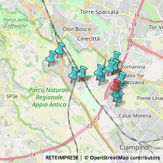 Mappa Via Bova, 00178 Roma RM, Italia (1.59267)