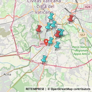 Mappa Via Eufrate, 00144 Roma RM, Italia (3.16818)