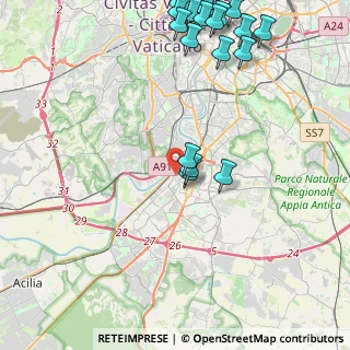 Mappa Via Eufrate, 00144 Roma RM, Italia (6.113)