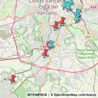 Mappa Via Eufrate, 00144 Roma RM, Italia (6.2025)