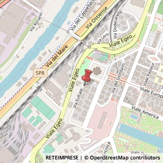 Mappa Via Eufrate, 5, 00014 Roma, Roma (Lazio)