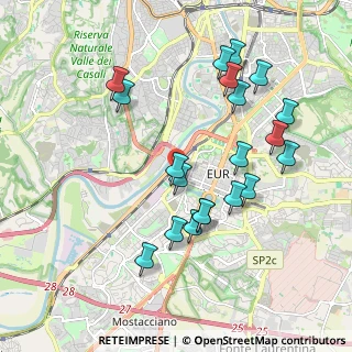 Mappa Via Eufrate, 00144 Roma RM, Italia (2.091)