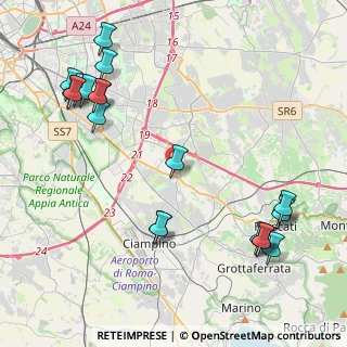 Mappa Via Francavilla Angitola, 00173 Roma RM, Italia (5.63)