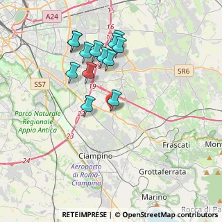 Mappa Via Francavilla Angitola, 00173 Roma RM, Italia (3.86538)