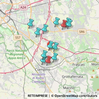 Mappa Via Francavilla Angitola, 00173 Roma RM, Italia (3.26846)