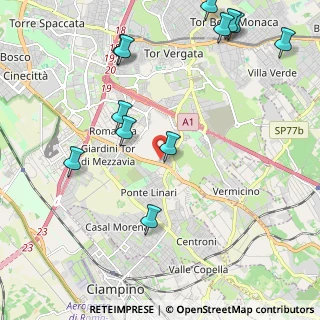 Mappa Via Francavilla Angitola, 00173 Roma RM, Italia (2.79667)