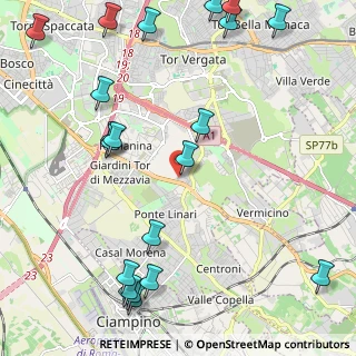 Mappa Via Francavilla Angitola, 00173 Roma RM, Italia (3.131)