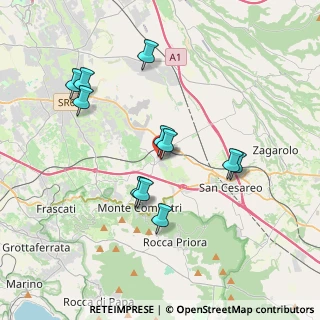 Mappa Via Frascati, 00030 Colonna RM, Italia (3.74091)
