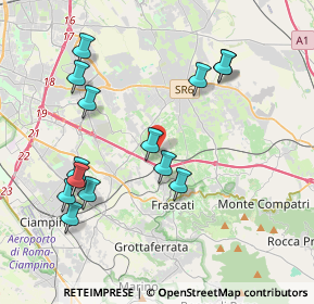 Mappa Vicolo di Pantano Secco, 00044 Frascati RM, Italia (4.37286)