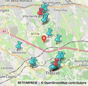 Mappa Vicolo di Pantano Secco, 00044 Frascati RM, Italia (2.3015)