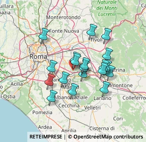 Mappa Vicolo di Pantano Secco, 00044 Frascati RM, Italia (11.79947)