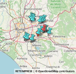 Mappa Vicolo di Pantano Secco, 00044 Frascati RM, Italia (9.9985)