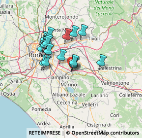 Mappa Vicolo di Pantano Secco, 00044 Frascati RM, Italia (11.939)