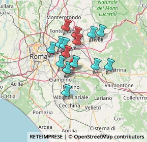 Mappa Vicolo di Pantano Secco, 00044 Frascati RM, Italia (10.35625)