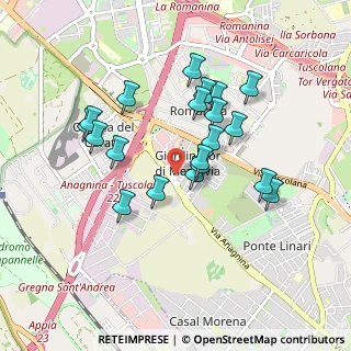 Mappa Via Alberto Lupo, 00173 Roma RM, Italia (0.8615)