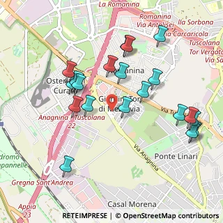 Mappa Via Alberto Lupo, 00173 Roma RM, Italia (1.087)
