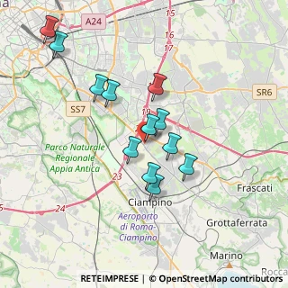 Mappa Via Alberto Lupo, 00173 Roma RM, Italia (3.44833)