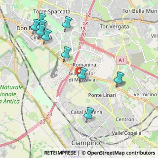 Mappa Via Alberto Lupo, 00173 Roma RM, Italia (2.56909)
