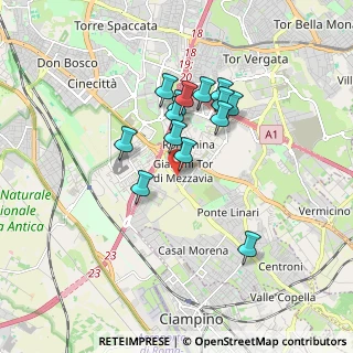 Mappa Via Vittorio Metz, 00173 Roma RM, Italia (1.49429)