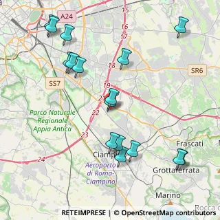 Mappa Via Mendicino, 00173 Roma RM, Italia (4.95813)