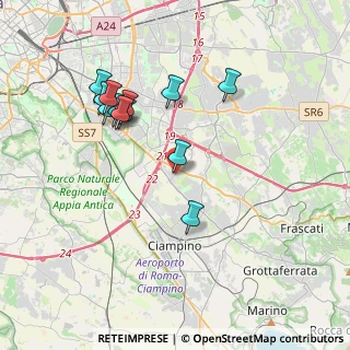 Mappa Via Mendicino, 00173 Roma RM, Italia (3.87)