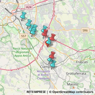 Mappa Via Mendicino, 00173 Roma RM, Italia (3.32583)