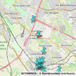 Mappa Via Mendicino, 00173 Roma RM, Italia (3.19417)