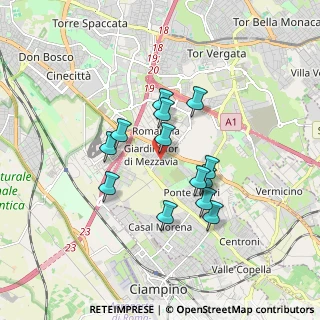 Mappa Via Mendicino, 00173 Roma RM, Italia (1.50231)