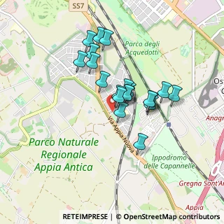 Mappa Via Sant Ignazio di Antiochia, 00178 Roma RM, Italia (0.7165)