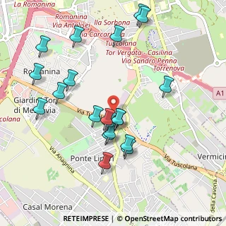 Mappa Via del Muro Linari, 00173 Roma RM, Italia (1.0635)