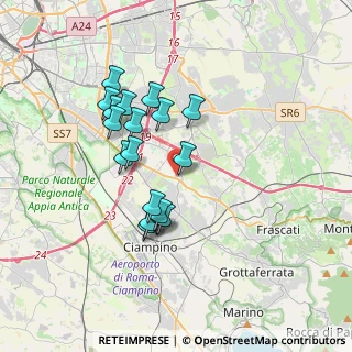 Mappa Via del Muro Linari, 00173 Roma RM, Italia (3.29722)