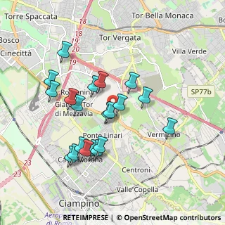 Mappa Via del Muro Linari, 00173 Roma RM, Italia (1.813)