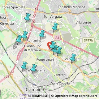 Mappa Via del Muro Linari, 00173 Roma RM, Italia (1.97818)