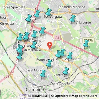 Mappa Via del Muro Linari, 00173 Roma RM, Italia (2.437)