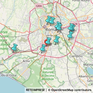 Mappa Viale Europa, 00100 Roma RM, Italia (7.36818)
