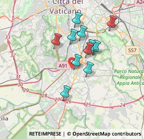 Mappa Viale Europa, 00100 Roma RM, Italia (3.03182)