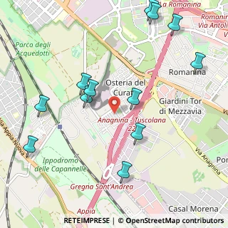 Mappa Via Enzo Benedetto, 00173 Roma RM, Italia (1.29417)