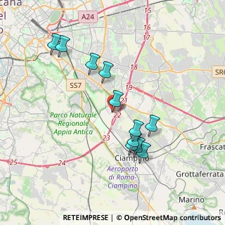 Mappa Via Enzo Benedetto, 00173 Roma RM, Italia (3.78364)