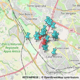 Mappa Via Enzo Benedetto, 00173 Roma RM, Italia (1.204)