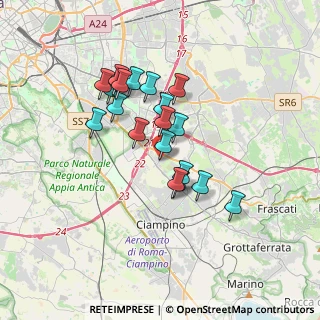 Mappa Via Zaccanopoli, 00173 Roma RM, Italia (3.01579)