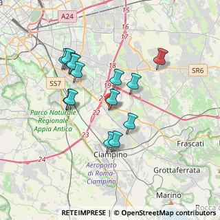 Mappa Via Zaccanopoli, 00173 Roma RM, Italia (3.45643)