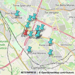 Mappa Via Zaccanopoli, 00173 Roma RM, Italia (1.57692)